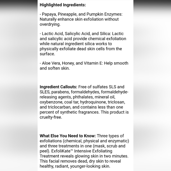 ExfoliKate Intensive Exfoliating Treatment 2oz - Picture 10 of 10